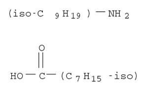 Isooctanoic acid, compd. with isononanamine (1:1) (9CI)